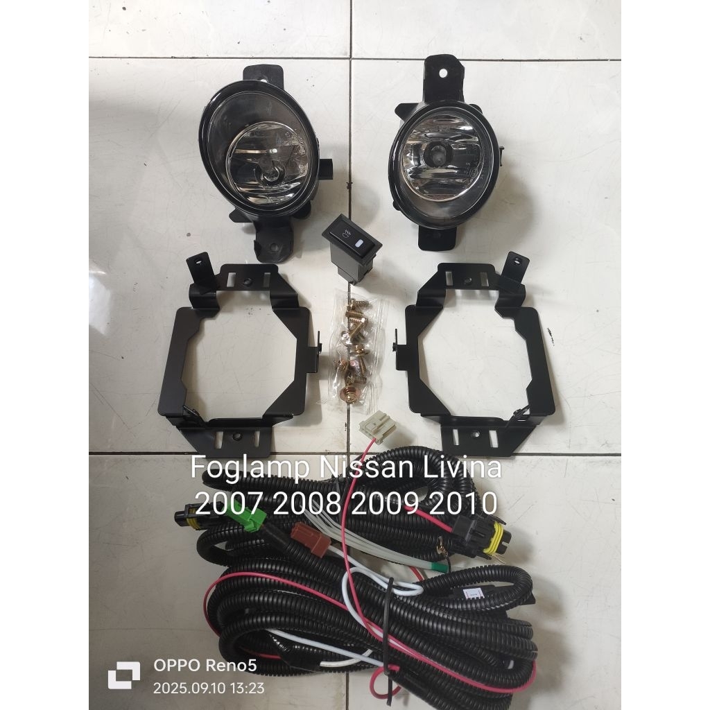 Foglamp Lampu Kabut Mobil Nissan grand Livina Tahun 2007 2008 2009 2010 ( Harga Full Set )