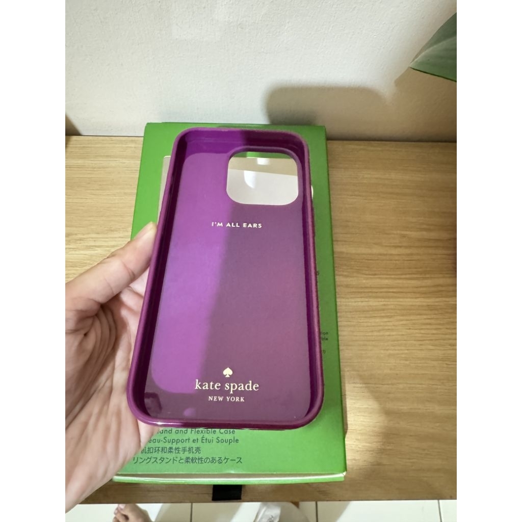 Preloved phone case original "KATE SPADE" iphone 15 pro