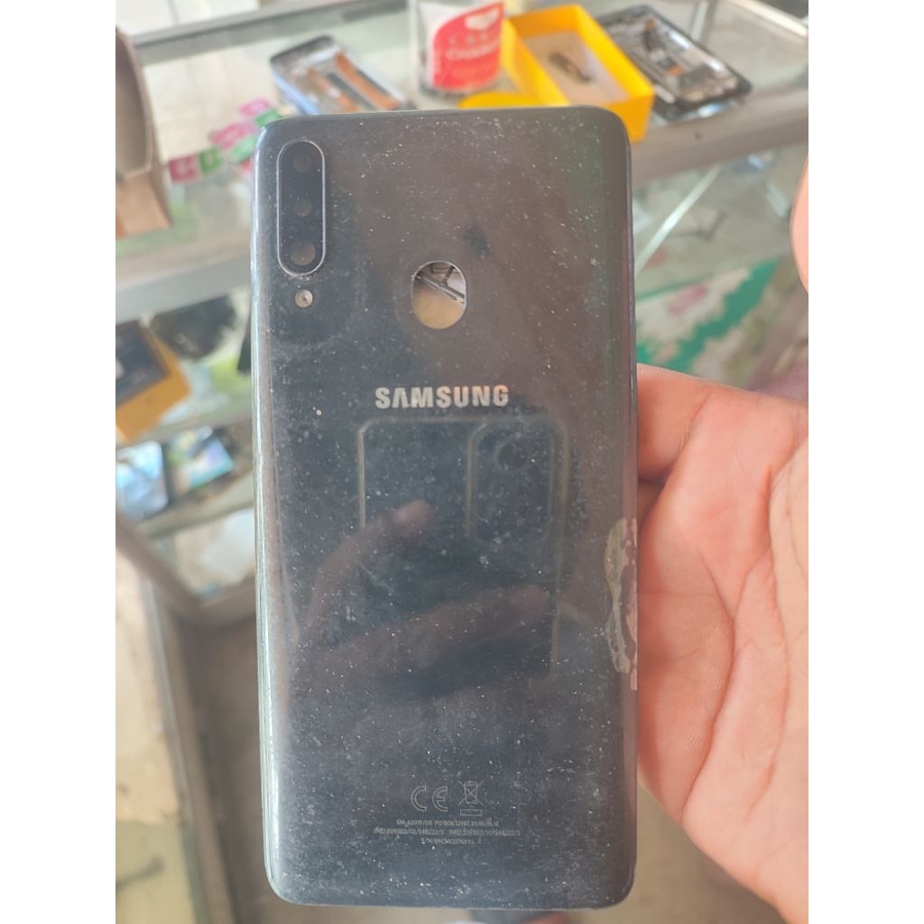 lcd samsung a20s original copotan