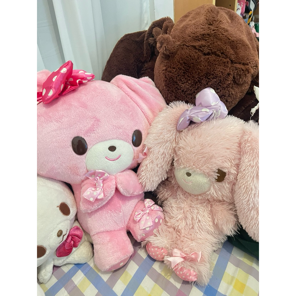 RARE Sanrio Bonbonribbon Jumbo Plush Boneka Rare Vintage Bonbonribbon sanrio Jumbo Big Plush