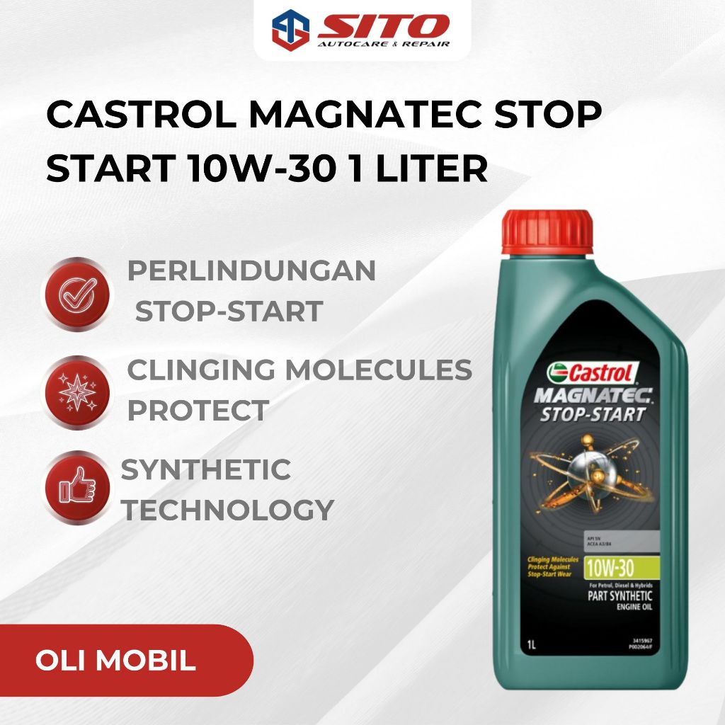 CASTROL MAGNATEC STOP-START 10W-30 - OLI MOBIL 1 LITER ORIGINAL