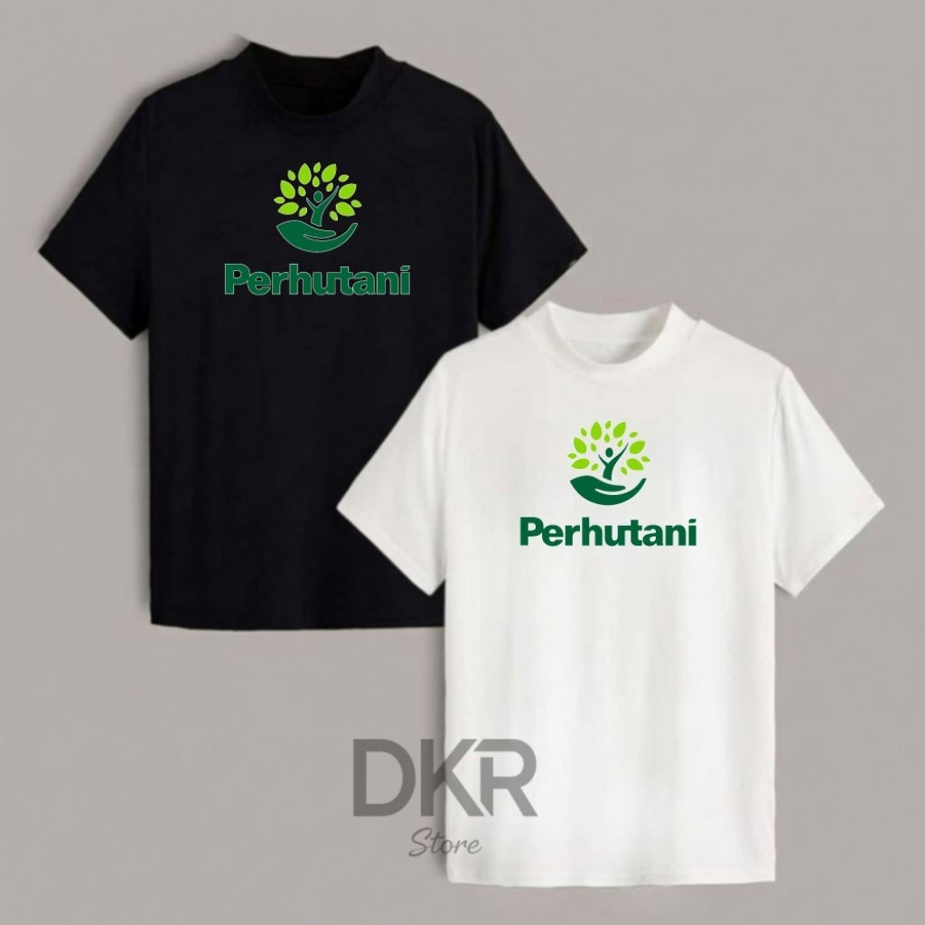 Kaos PERHUTANI Baju Tshirt PERHUTANI Kaos Oblong PERHUTANI uk S - 3XL