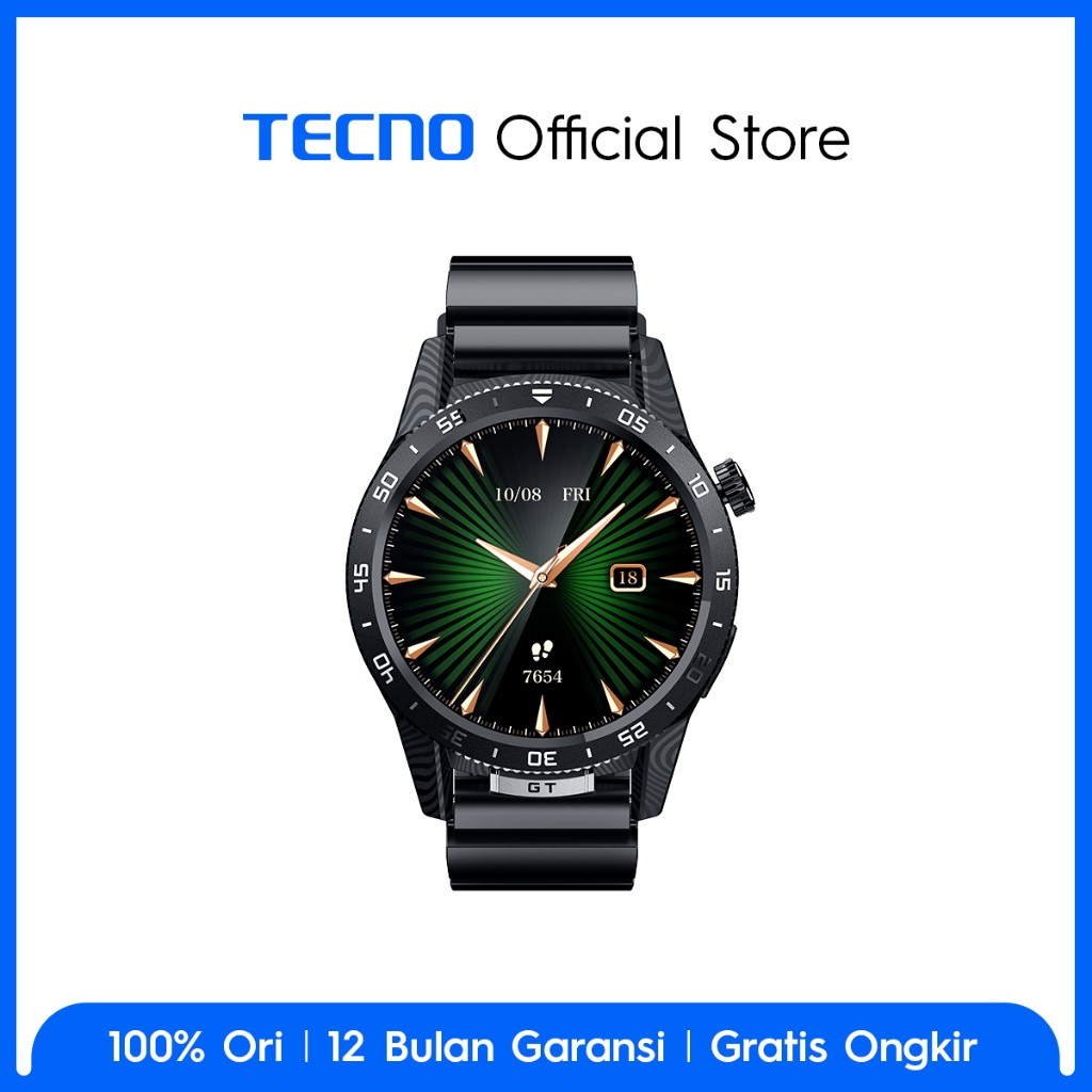 TECNO Watch GT AI Watch Faces | GPS High Precision Positioning | 2.5D Animation Effect Display - Gambar 3