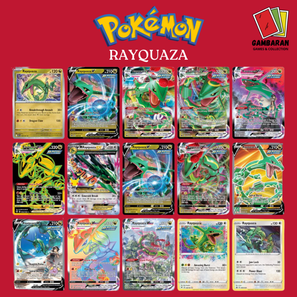 Rayquaza MA3 AS2a Kartu Pokemon Indonesia TCG