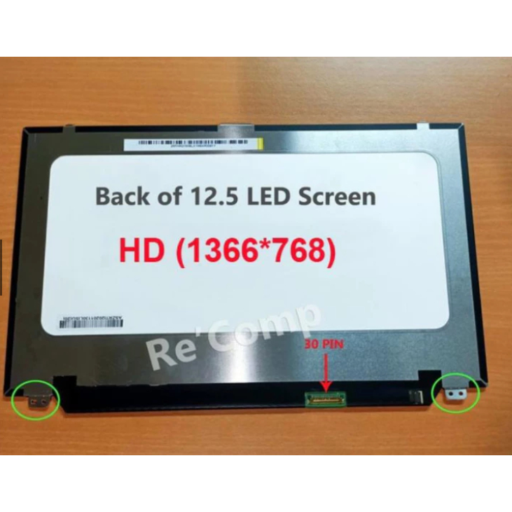 LED LCD Dell LATITUDE 12 7280 7290 SERIES 12.5 inch HD