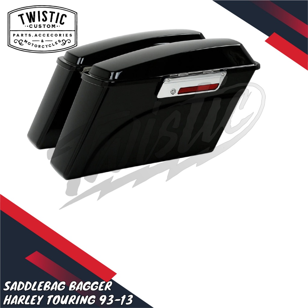 Saddlebag Saddle Bag Side Bag Side Box Boks Tas Samping Bagger Motor Harley Touring Road King Road S