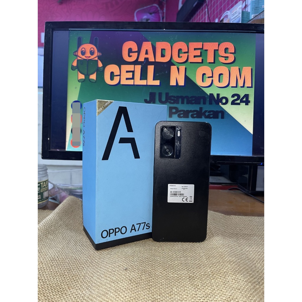 OPPO A77S 8/128 ORIGINAL BEKAS NORMAL