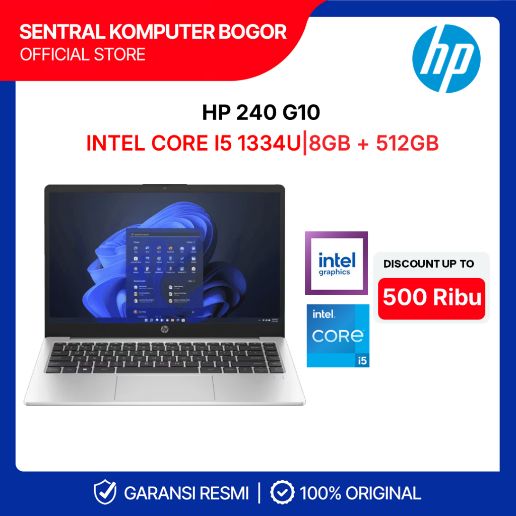 HP 240 G10 Intel Core i5-1335U 8GB 512GB WIN 11 Home