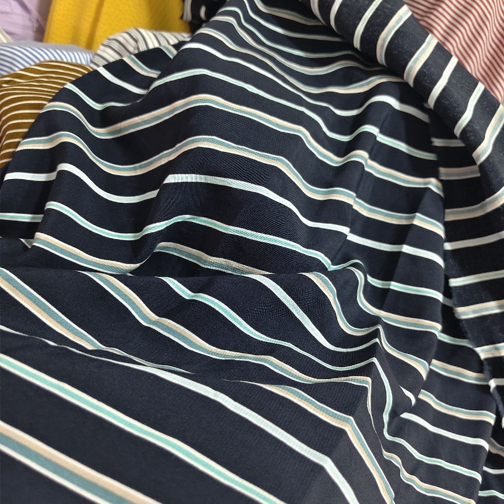 KAIN RAYON FUJET MOTIF SALUR - KAIN KATUN FUJET MOTIF SALUR - KAIN KATUN MOTIF SALUR HARGA/0,5M