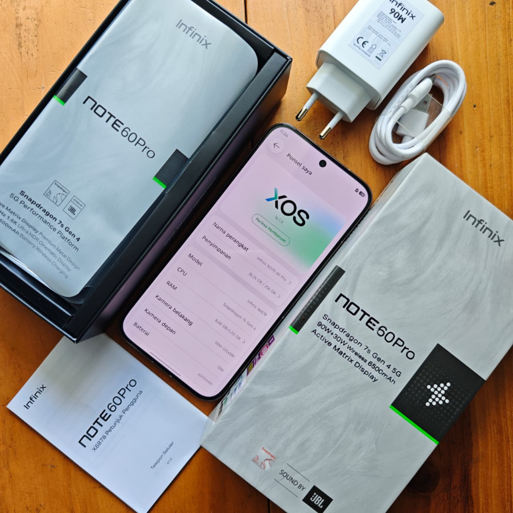 INFINIX NOTE 60 PRO SECOND 8/256GB HANDPHONE SECOND HP SEKEN HP BEKAS HP MURAH