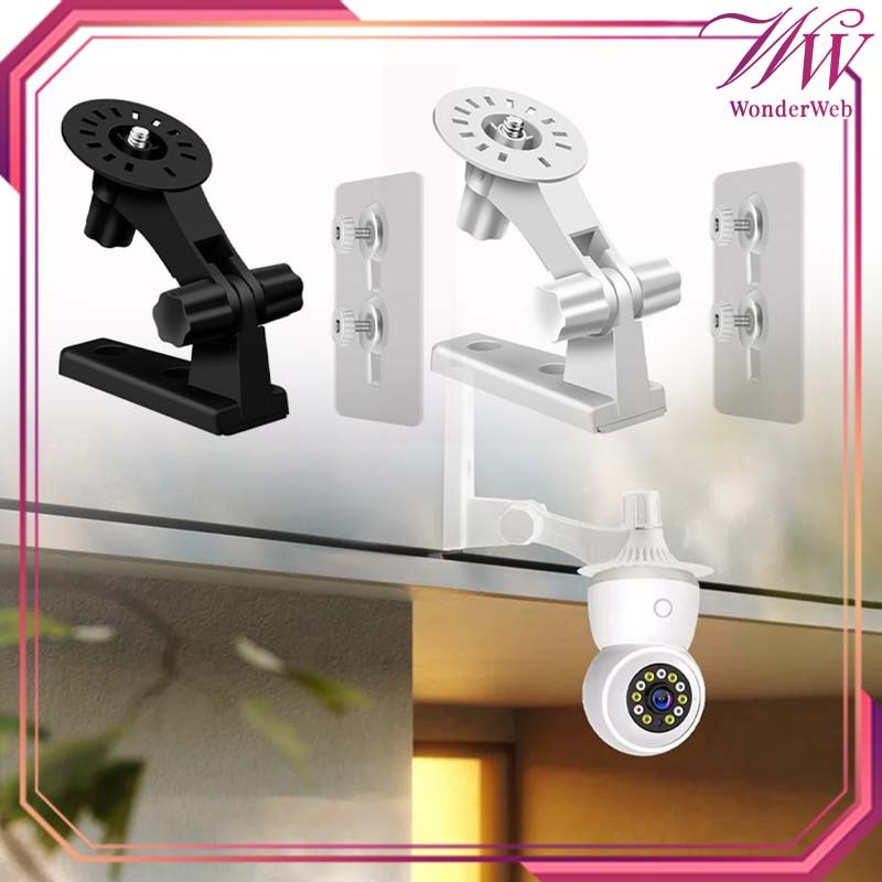 Stand CCTV Holder Bracket Tempat CCTV Model V380 Dudukan CCTV Tempel Rotasi 180° Tatakan CCTV