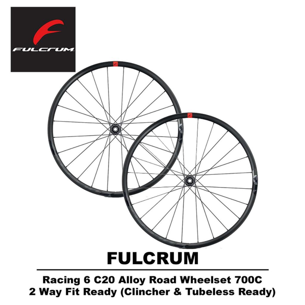 WHEELSET FULCRUM RACING 6 DB C20 700C INCH ALLOY UNTUK ROADBIKE
