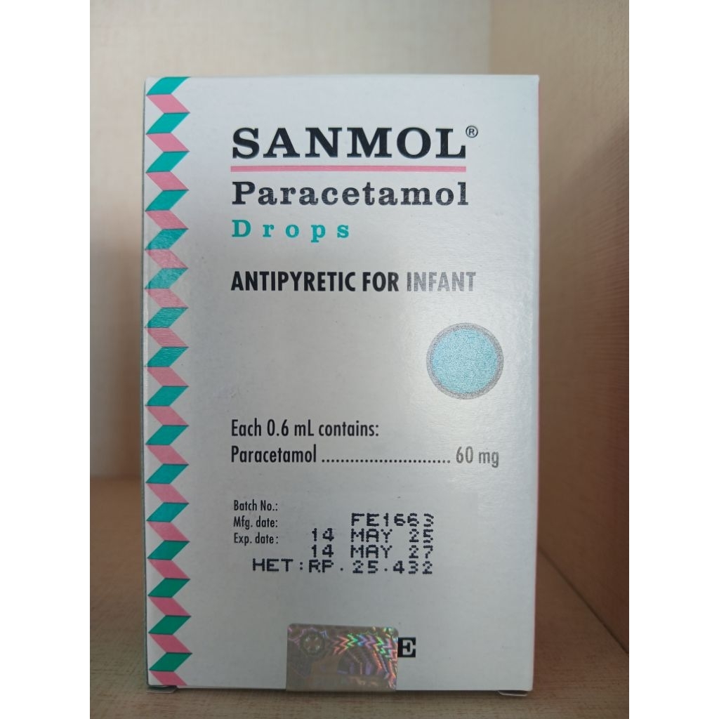 Sanmol Paracetamol Drops Bayi 15ml
