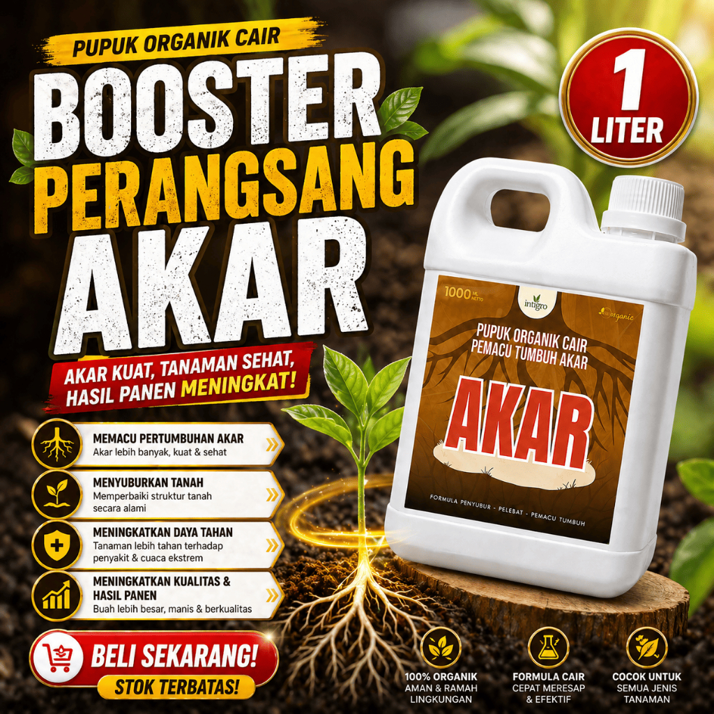 Pupuk Penumbuh Akar Tanaman / Pupuk Perangsang Akar Tanaman dan Pemacu Kecambah / Nutrisi dan Perang