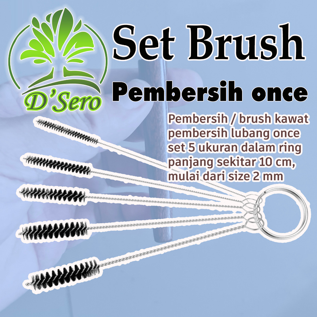 Set Brush nylon pembersih Once / Cangklong