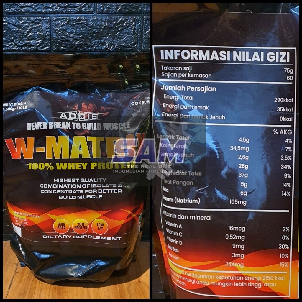 Suplemen Fitness ADDIS Whey Protein 10 lb Matrix