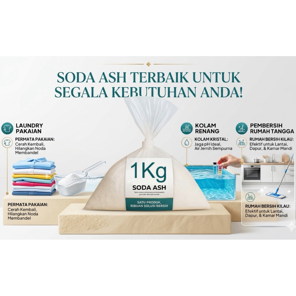 SODA ASH KOLAM RENANG - SODA ASH LAUNDRY