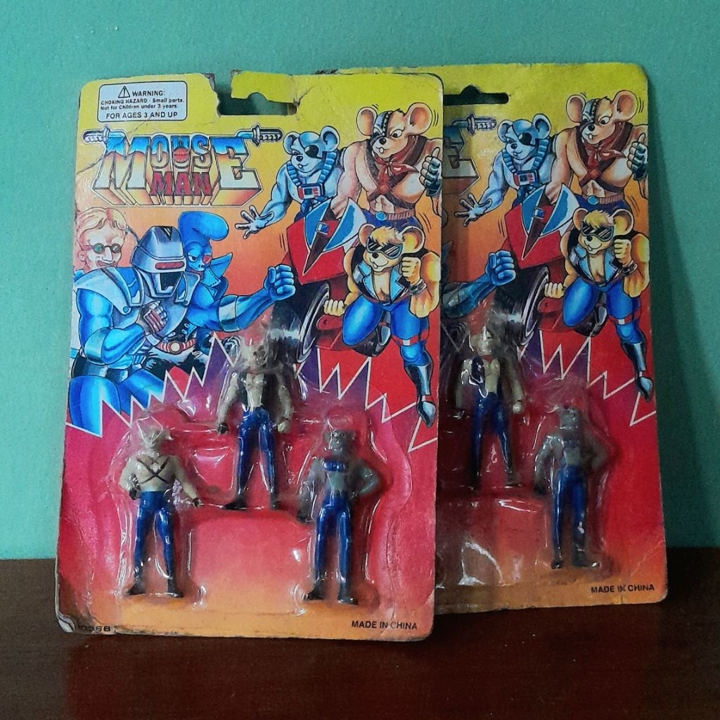 Mainan Jadul Action Figure Mouse Man