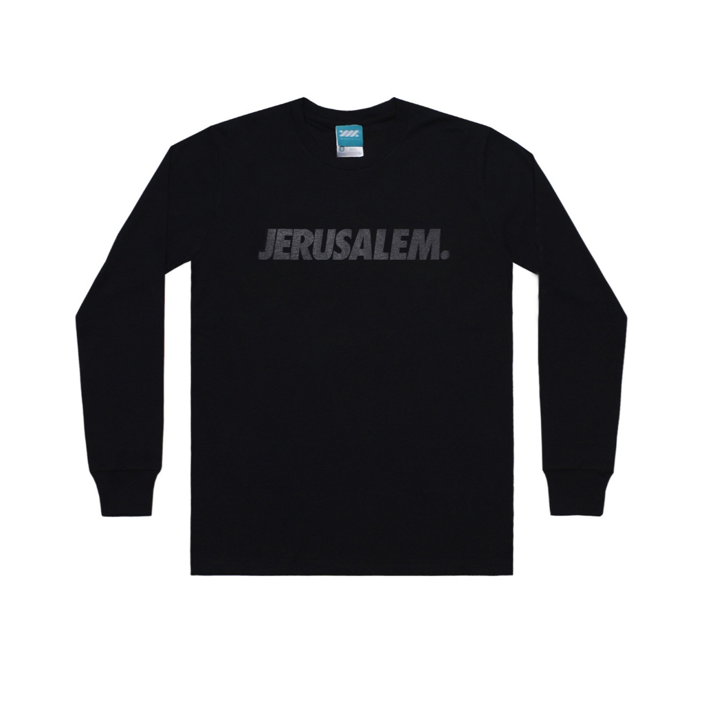 WADEZIG T-SHIRT - JERUSALEM LS BLACK