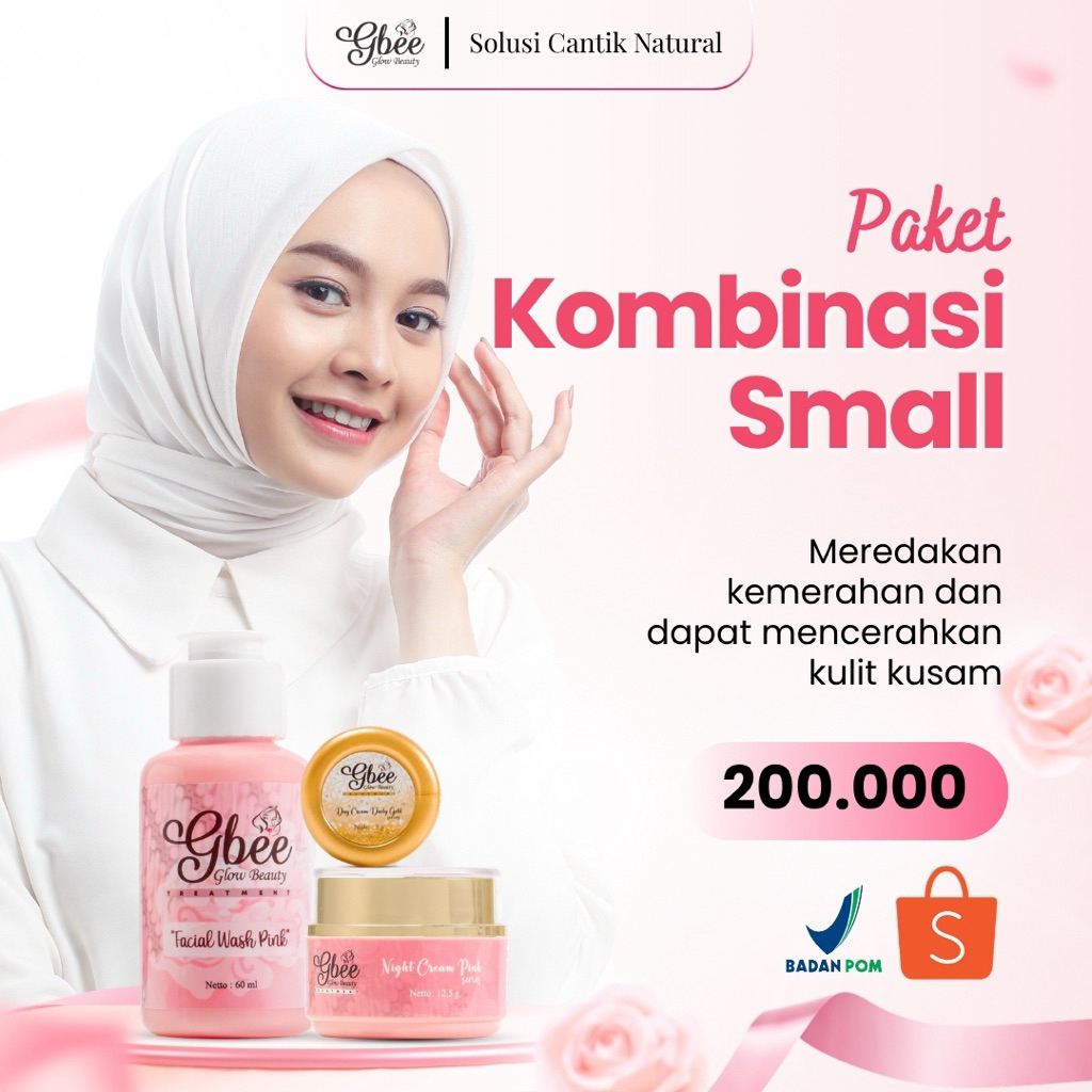 GBEE GLOW BEAUTY Pekat kombinasi gbee glow beauty