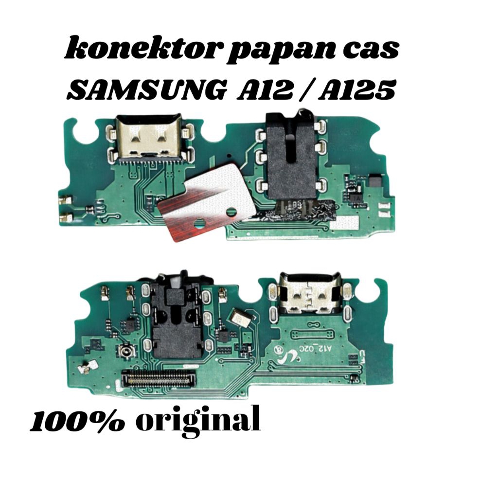 KONEKTOR PAPAN CAS SAMSUNG A12 / A125 ORIGINAL PENGGANTI KONEKTOR PAPAN CAS