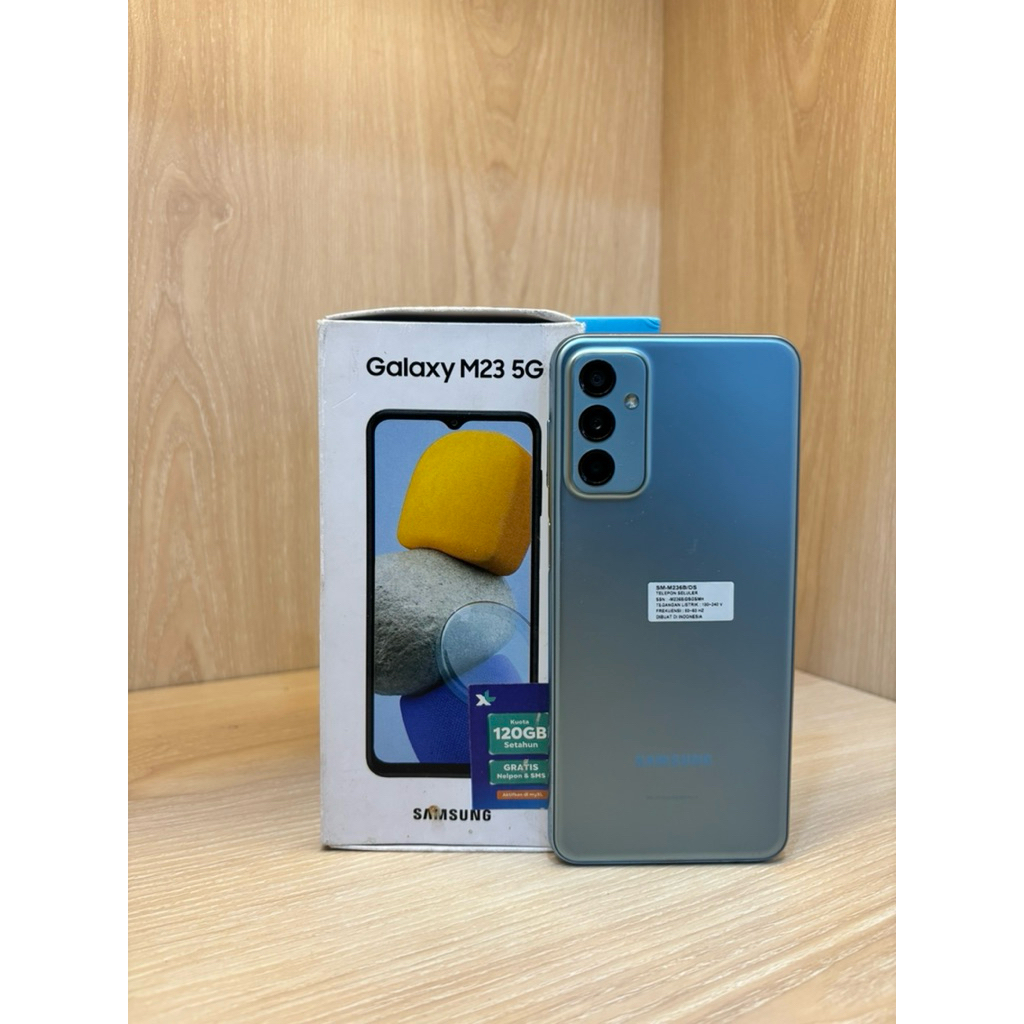 samsung m23 5g 6/128 second mulus fullset