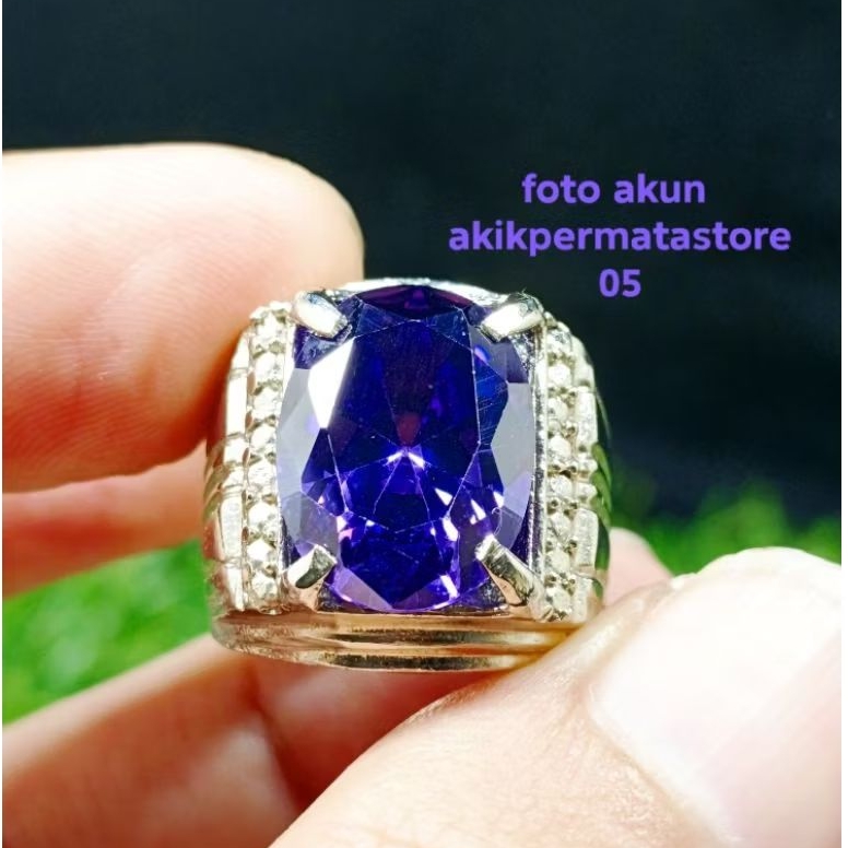 CINCIN PERMATA KECUBUNG AMETHYST DIAMOND MODEL CUTTING