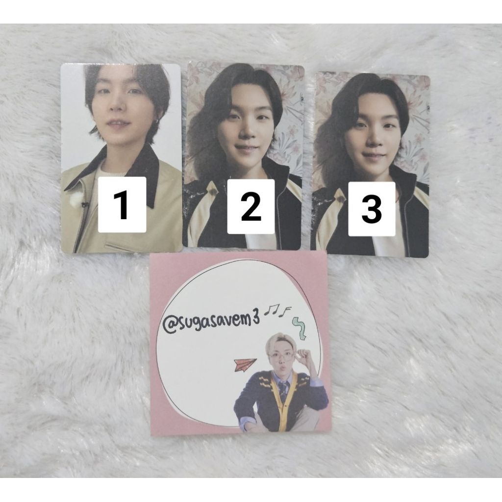 PC BTS SUGA YOONGI POB WEVERSE GLOBAL