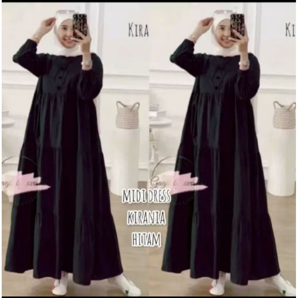 Promo Gamis Polos Rempel//Gamis Susun Terlaris//Gamis Susun Cotton Rayon