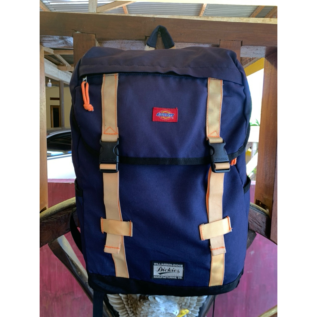 [preloved] tas ransel besar sekolah pria wanita dickies second - bekas
