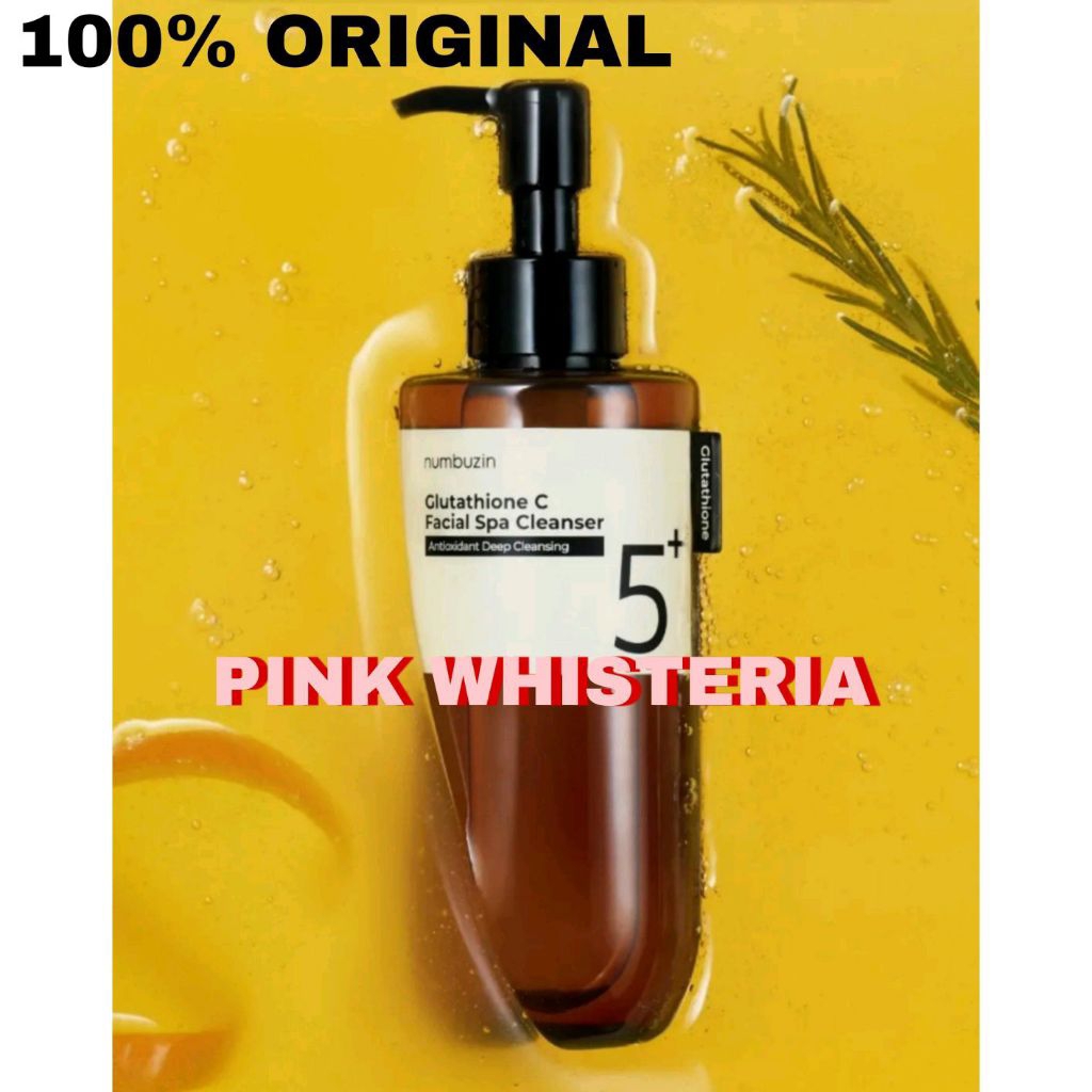[ORIGINAL] NUMBUZIN No.5+ Glutathione C Facial Spa Cleanser Deep Cleansing Oil 200ml