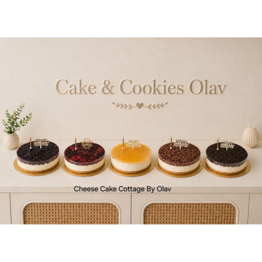 Cheese Cake Signature By Olav ,Cottage Cheese Cake , kue ulang tahun , cake birthday