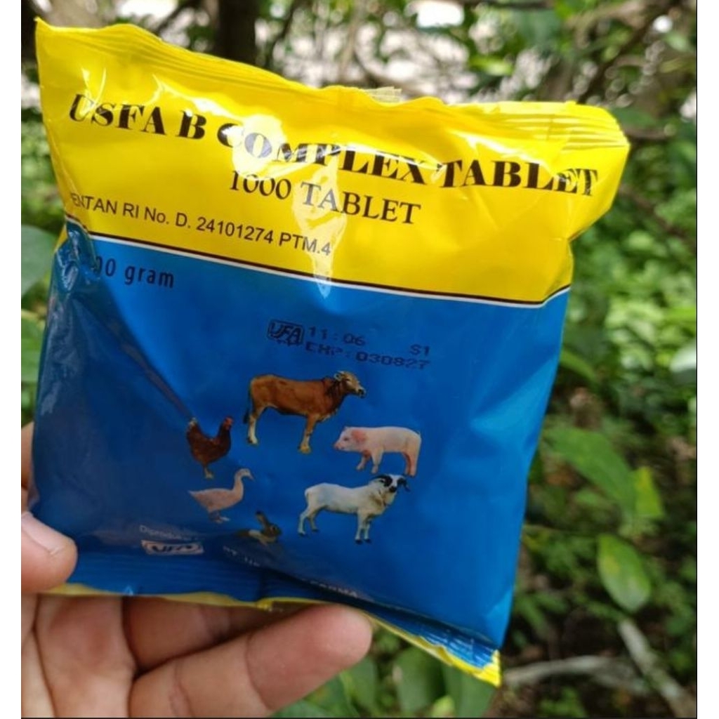 Usfa b complex tablet vitamin hewan