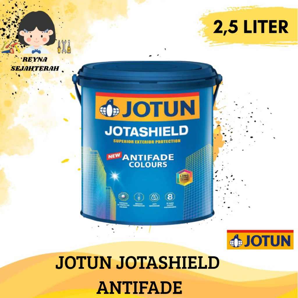 JOTUN JOTASHIELD ANTIFADE CAT TEMBOK EKSTERIOR 2,5 LITER (PUTIH)
