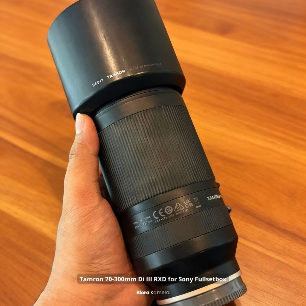 Tamron 70-300mm Di III RXD for Sony Fullsetbox