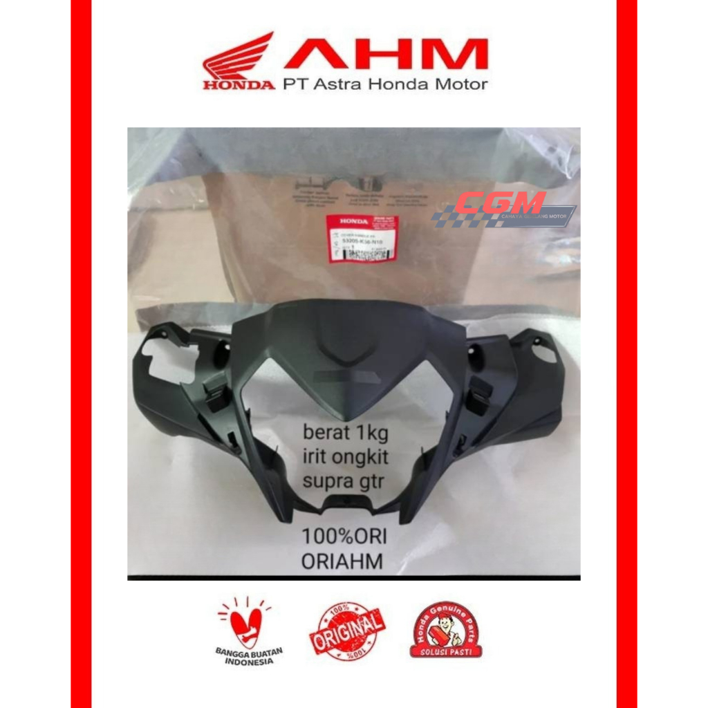 53205-K56-N10 cover handle front cover lampu depan batok supra 150 gtr ori honda