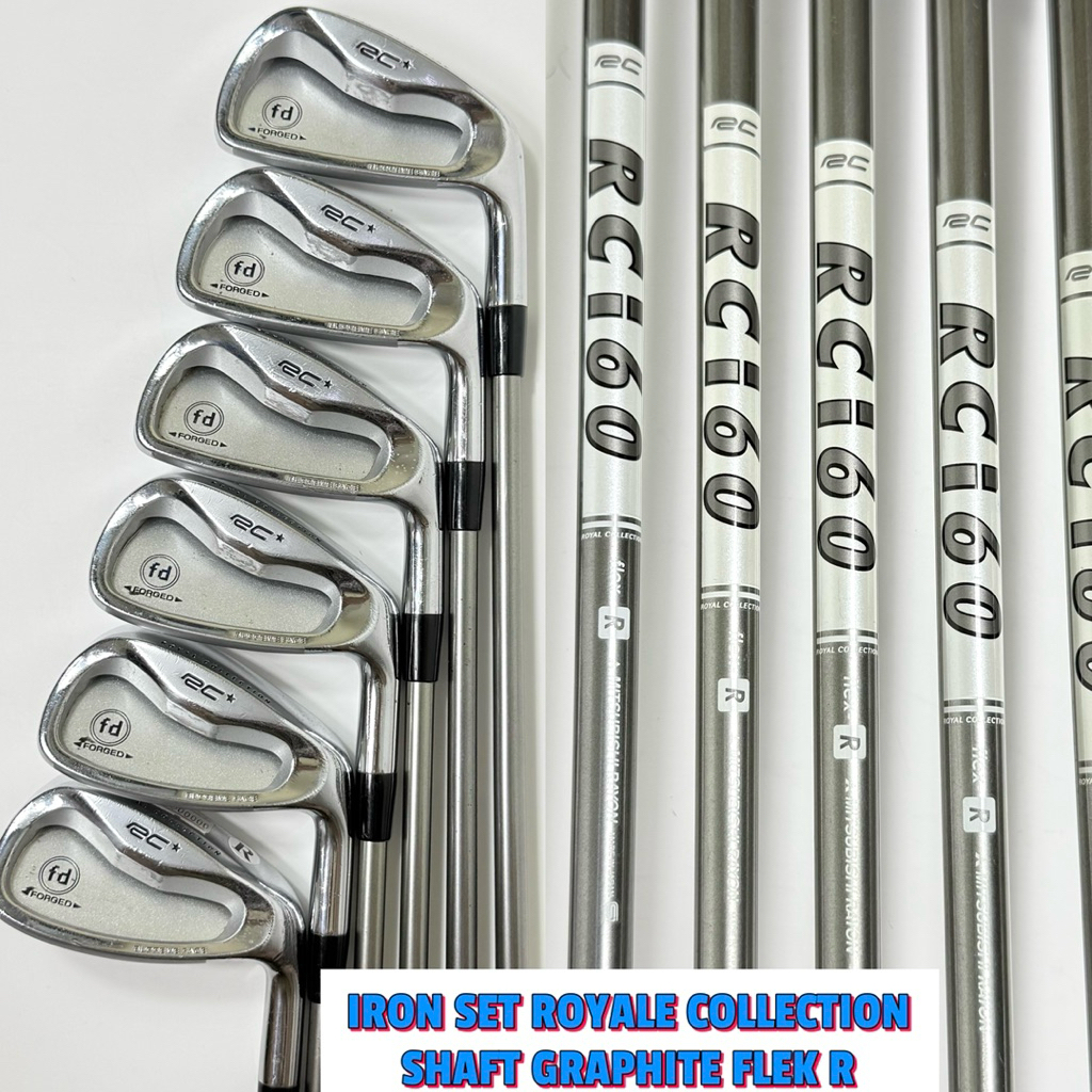 Iron Set Golf Royale Collection Bekas Original - Stick Golf Man Iron Set Golf