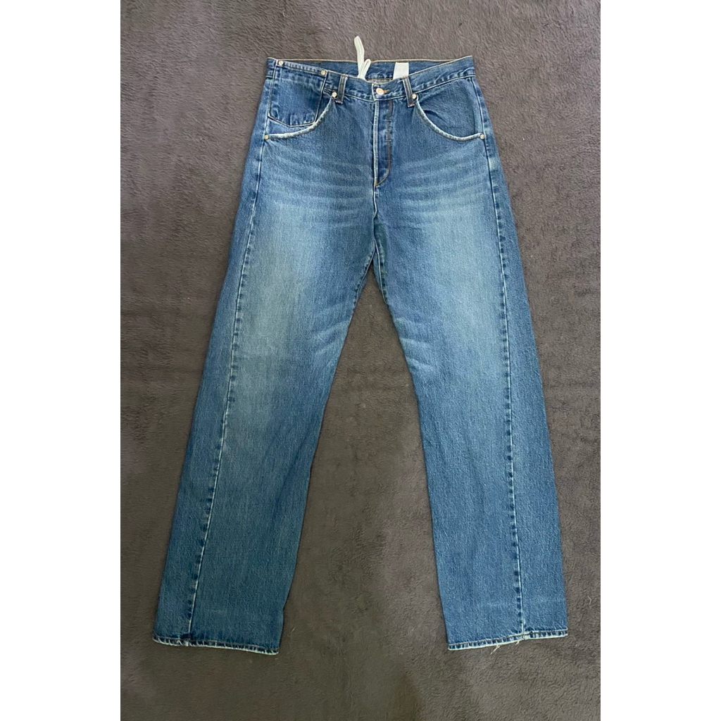 Vintage Levis Engineered Jeans Mens Blue Med Wash Twisted Flap Pocket