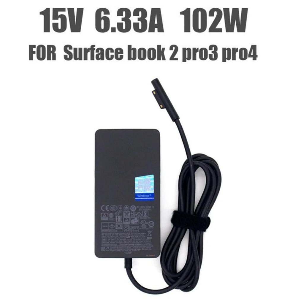 Adapter Charger Laptop Surface 15V6.33A 102W Microsoft Surface Book2 Book3 1798