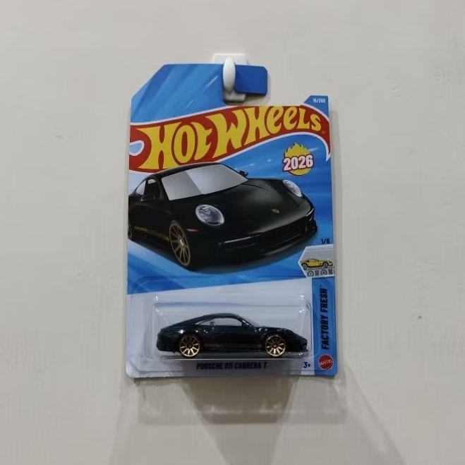 HotWheels Porsche 911 Carrera T Hitam