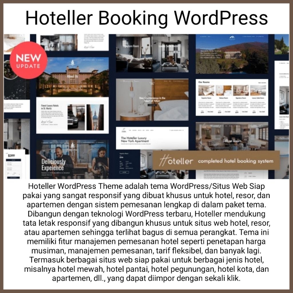 Hoteller Booking WordPress
