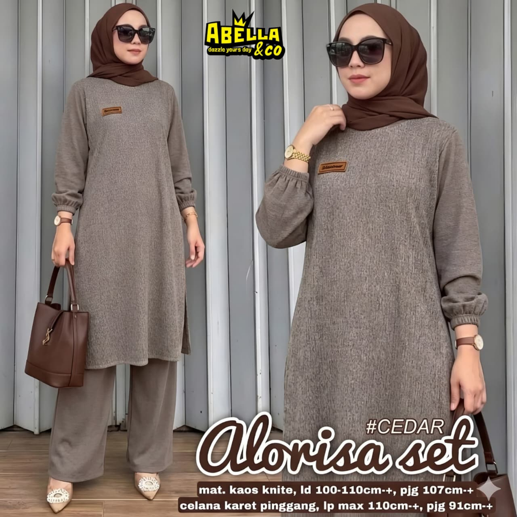 Pakaian Wanita HQ ALORISA SET From AbELLA FASHION STORE