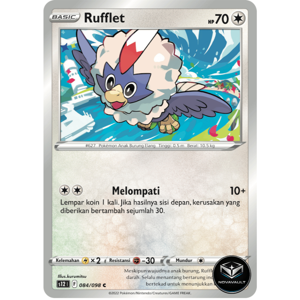 Rufflet (C) - 084/098 - Pemicu Paradigma (s12) - Pokemon TCG Indonesia