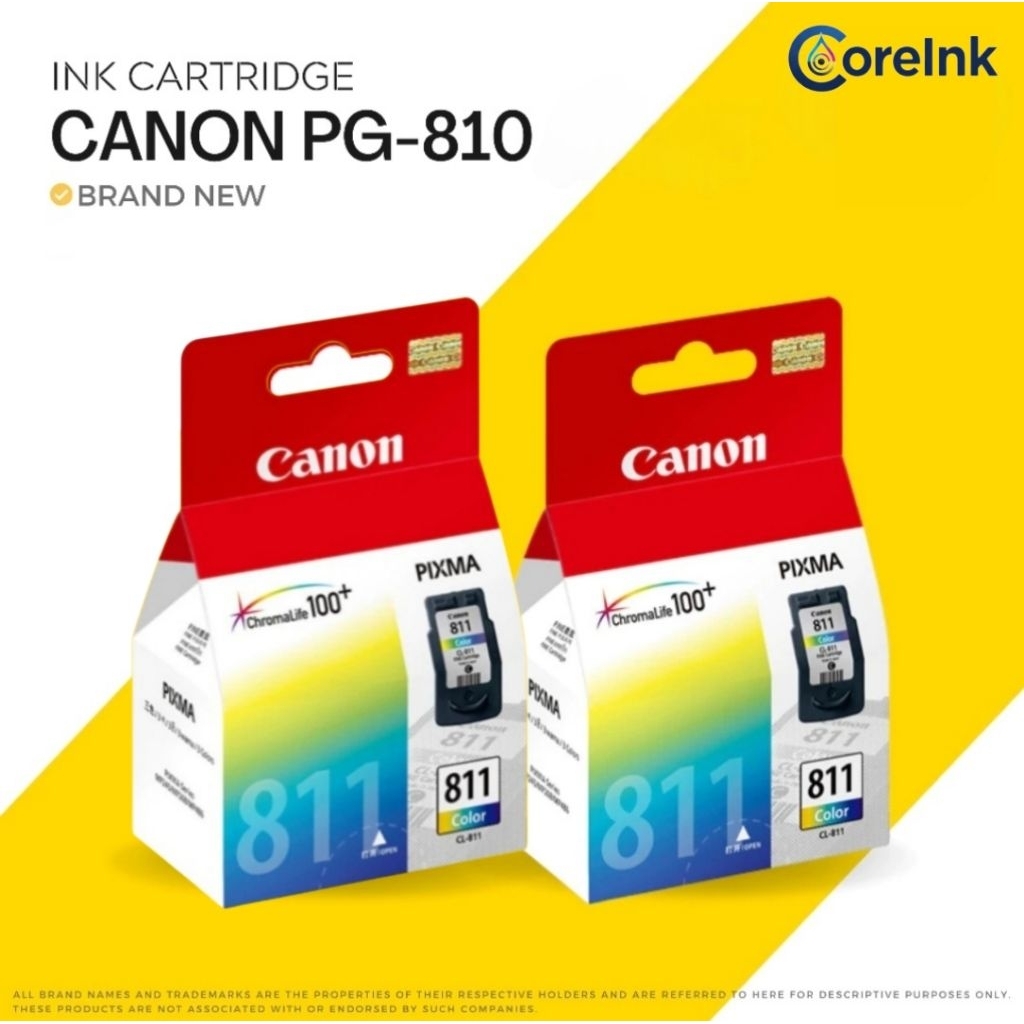 Tinta Cartridge Canon 1 set 810 811 Original for ip2770, MP287, MP245, MX497, MP237