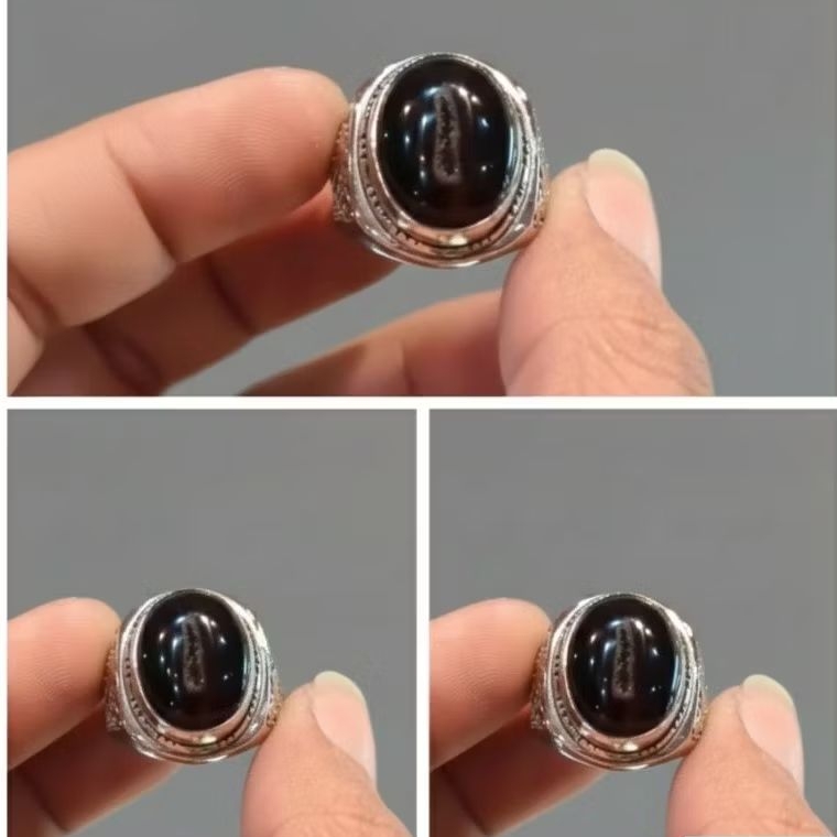 cincin batu akik Yaman Wulung combong
