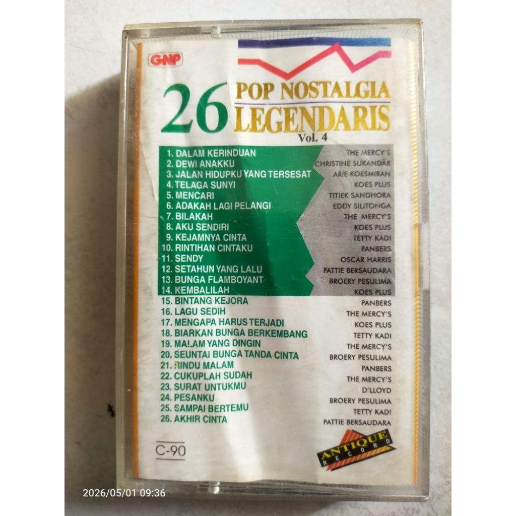 kaset pita jadul 26 POP NOSTALGIA LEGENDARIS