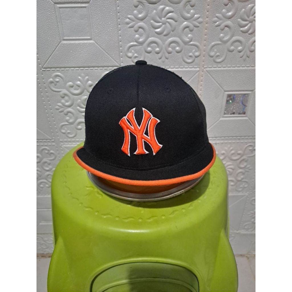 Topi visor pendek vispen mlb visor tekuk second/bekas