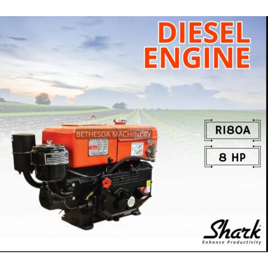Mesin Diesel Solar R180 Shark 8 HP / Diesel Penggerak 8 PK