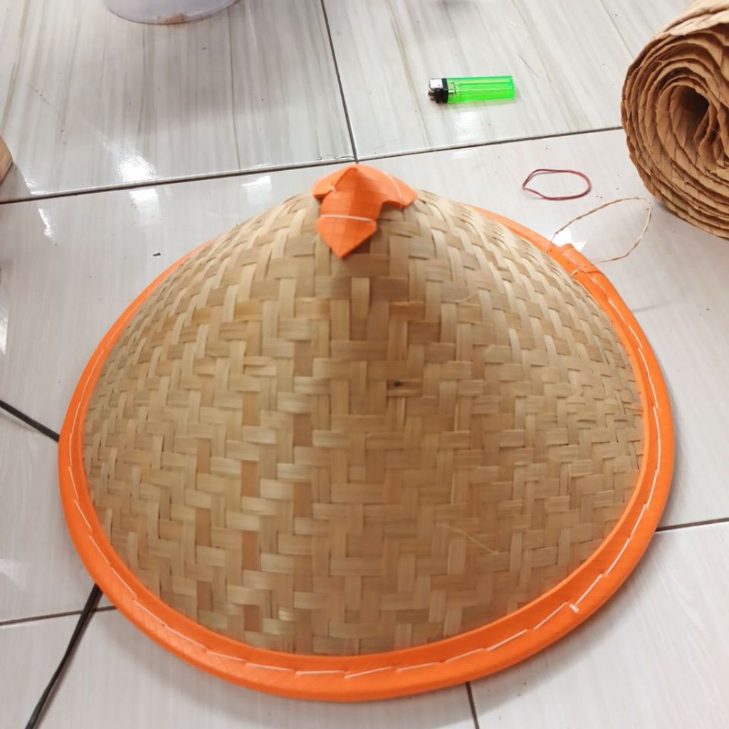 CAPING BAMBU LANCIP 40CM CAPING PLEPET TUDUNG BAMBU CAPING BAMBU TRADISIONAL
