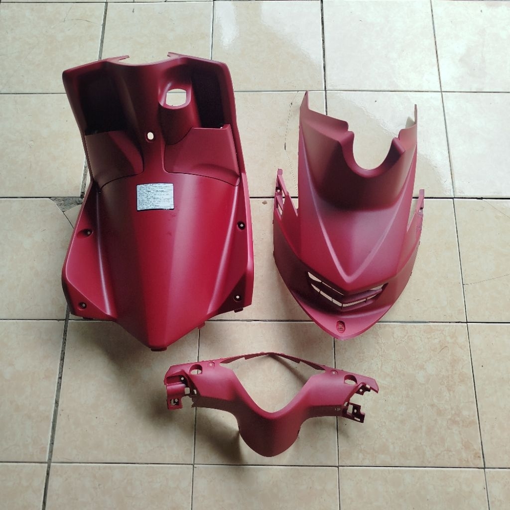 Cover body dek kasar yamaha Mio Soul Merah 14-10 Original YGP